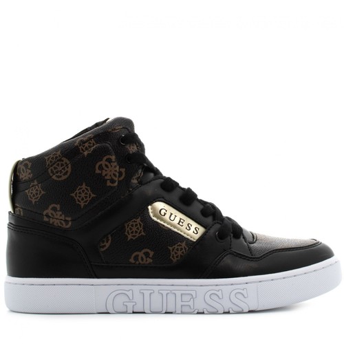 Guess P21s zapatillas altas para mujer BLACK