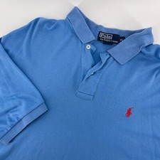 Polo Ralph Lauren Polo Shirt Classic Fit Short Sleeve Casual Blue XL