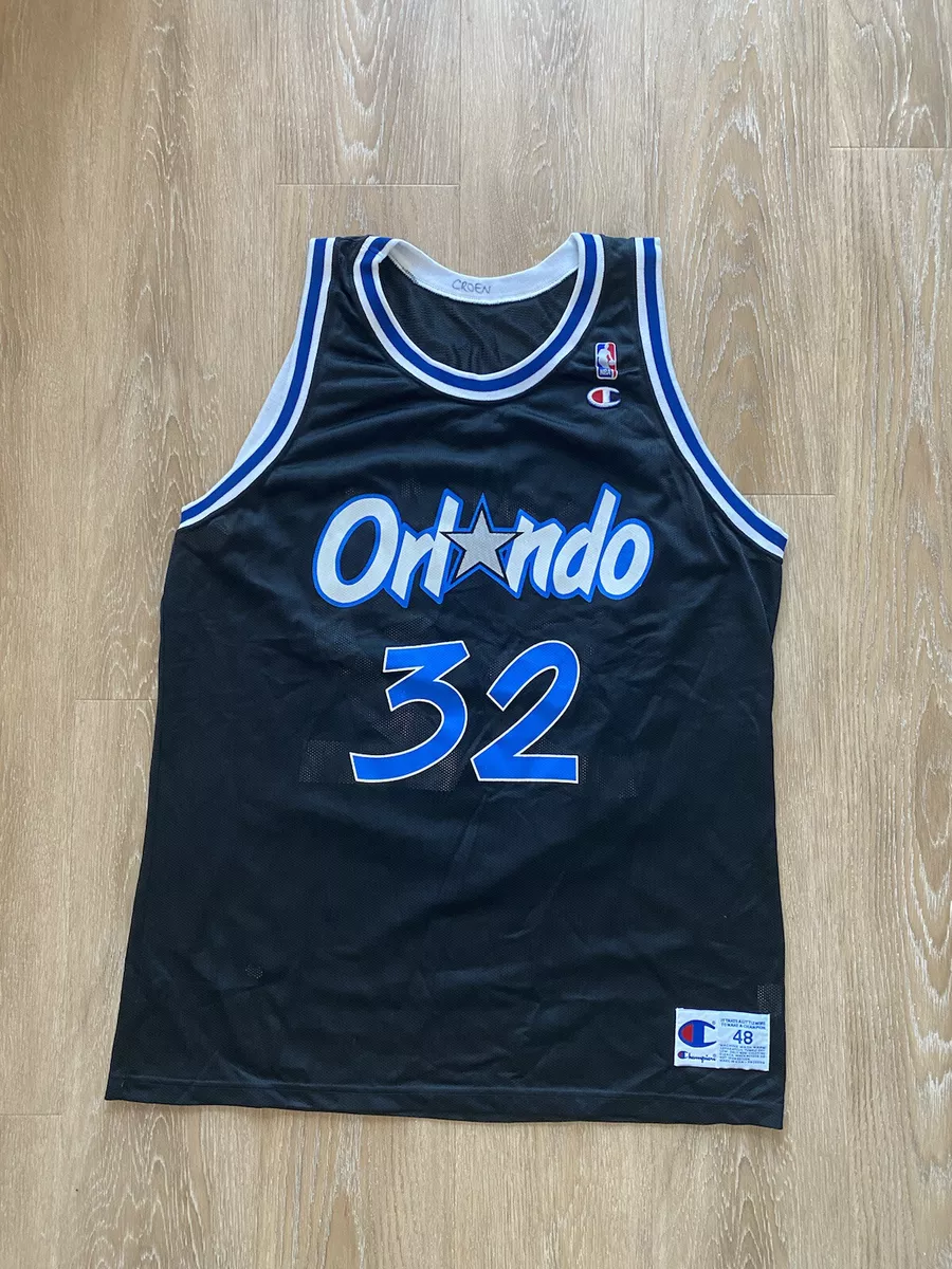 1990s Shaquille O'neal Orlando Magic Champion Basketball Jersey