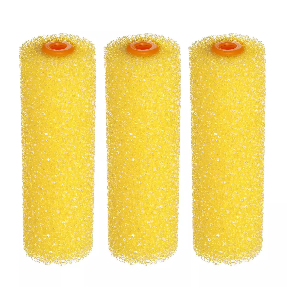 Paint Roller Cover 4 Inch Texture Sponge Brush for Household Wall 3Pcs