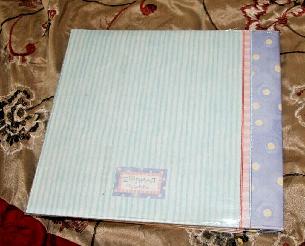 Tapestry By C.R Gibson Scrapbook Picture Album 12x12 Retired Baby