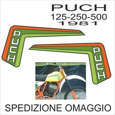 Adesivi in kristal PUCH 125-250-500 Cross 1981 