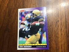 1991 ERIC BIENIEMY vintage SAN DIEGO CHARGERS ROOKIE SCORE card 578. rookie card picture