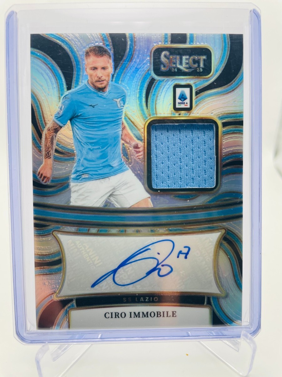 Ciro Immobile Lazio 24/25 Panini Select Serie A Silver Patch