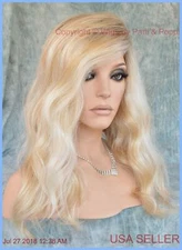Sarah Jon Renau Lace Front Monotop  Hand Tied Wig LAGUNA BLOND FS24/102S12 -2