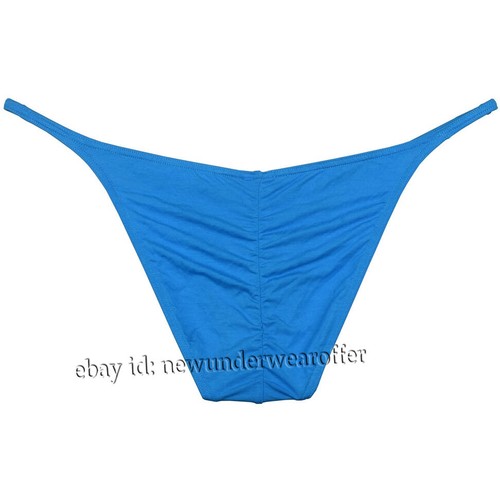 Men's Modal Mini Bikini Briefs Underwear Contour Pouch Ruched Butt Cheeky Briefs - Picture 34 of 36