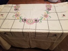 Hand Made Table Cloth 85" 103"