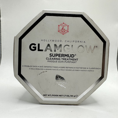 GlamGlow Supermud Clearing Treatment Mud Mask For Acne-prone Skin 50g/1.7oz