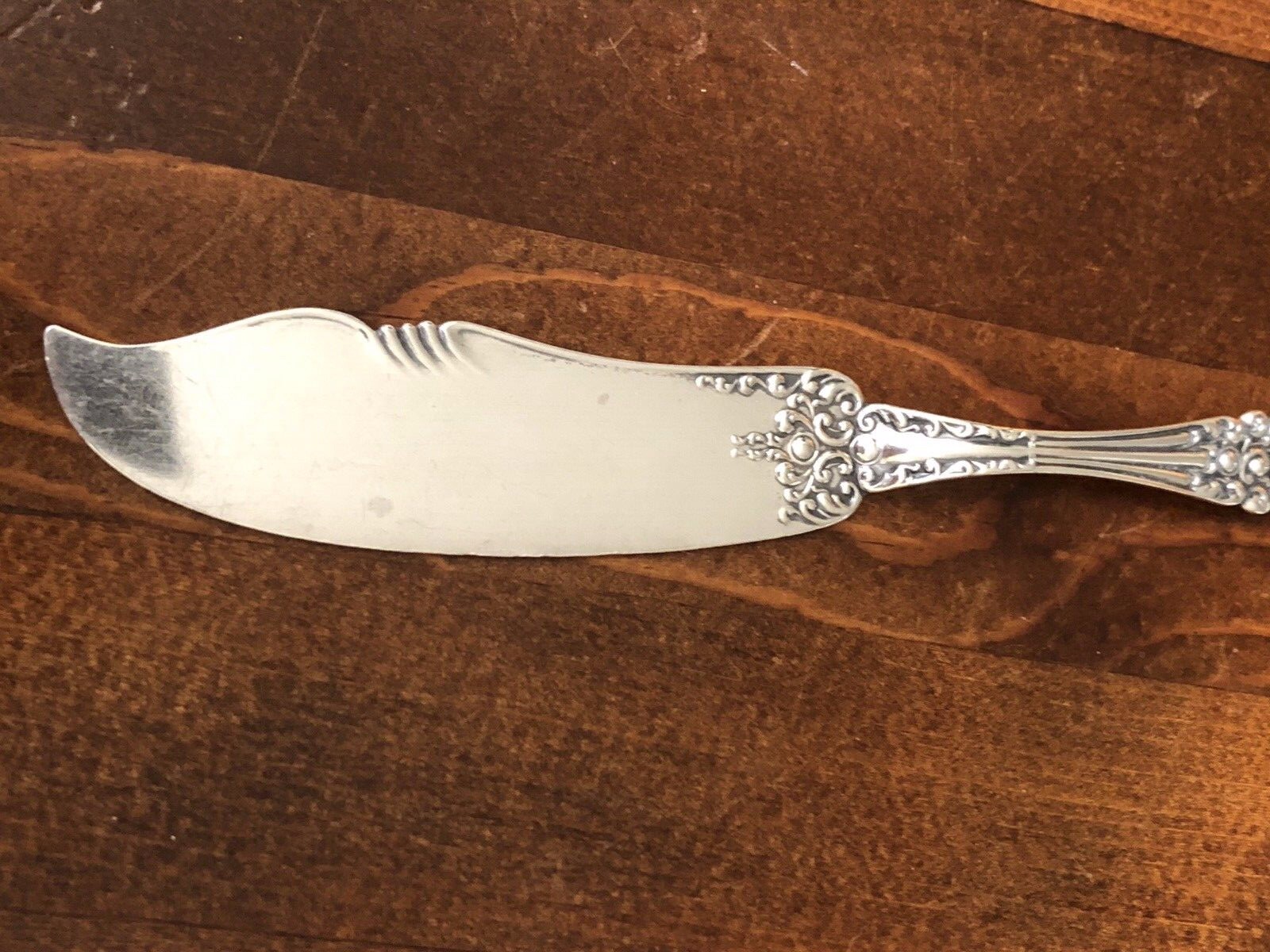 Antique Mechanics Silver Co. Sterling Silver Master Butter Knife Olympia Pattern