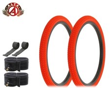 Alta Performance BMX BICYCLE Infection FREESTYLE TIRE 20" x 1.75" RED 6PC SET.