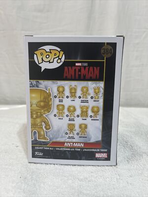 Funko Pop! Vinyl: Marvel - Ant-Man (Gold Chrome) #384 for