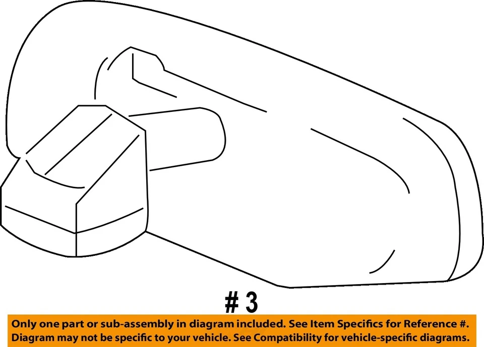 Espejo retrovisor interior delantero central usado se adapta a: Pontiac Sunfire 2005 conv delantero Foto 4 de 4