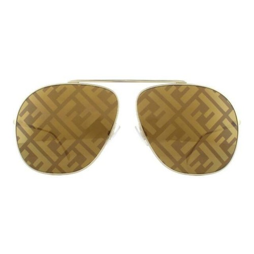 Fendi SL 7218 Oval Sunglasses Black Frame & Lenses | eBay