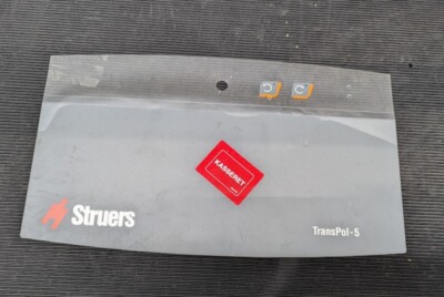 Struers TransPol-5 Membrane Tastatur Overlay Gebraucht Arbeit