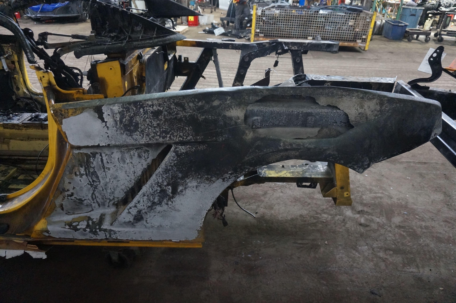 Rear Left Quarter Panel Body Metal Cut Lamborghini Gallardo Spyder 2008 *Note