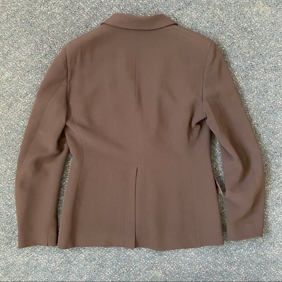 【送料&関税込】Moschino Two-button Blazer Moschino Cheap and Chic Brown Blazer Two Button 12 | eBay