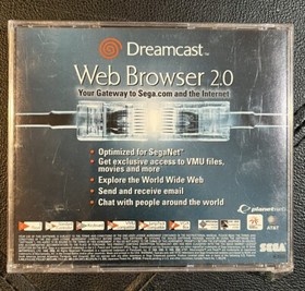 PlanetWeb Web Browser 2.0 Sega Dreamcast 2000 Brand New! Sealed! Unopened!