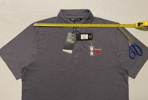 Neu mit Etikett Travis Mathew Auckland Slub von vielen One Cup Logo Herren Golf Polo-Shirt Gr. L - Bild 14 von 17