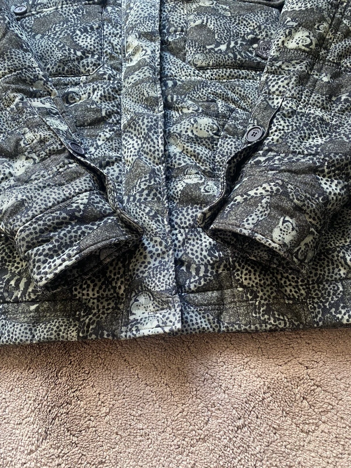 Kenzo Womens Printed Overshirt Jacket Tea Green Size 38 $573.00 - Image 2 of 4