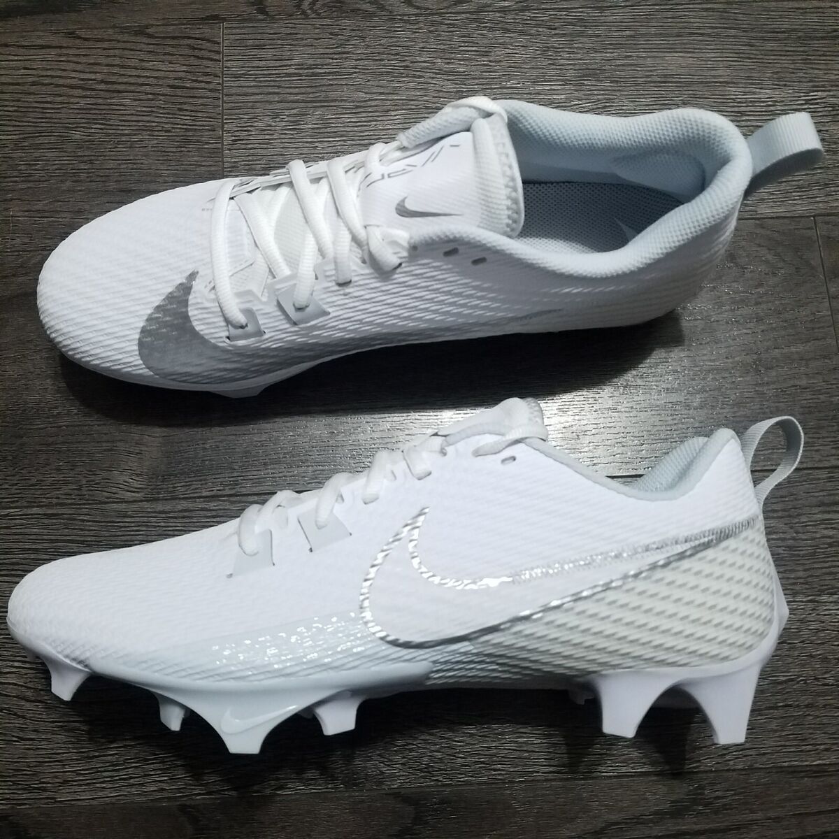 NIKE Vapor Edge Speed 360 2 Football Cleats Mens 8-14 White NIKE Vapor Edge Speed 360 2 Football Cleats Mens 8-14 White