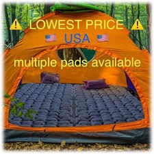 🏔Camping Nadmuchiwany materac 88"x 56 Podkładka do spania Qomotop Namiot turystyczny Plaża