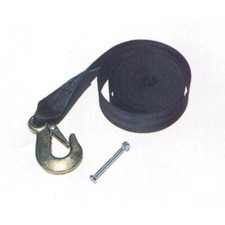 CINGHIA IN NYLON 7,5 METRI CON MOSCHETTONE PER ARGANO ACCESSORI BARCA NAUTICA 