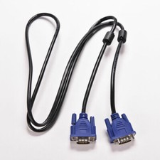 Male To Male 15 PIN 1.5M SVGA VGA Cord for PC Monitor