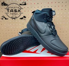 nike path winter sneakers zwart
