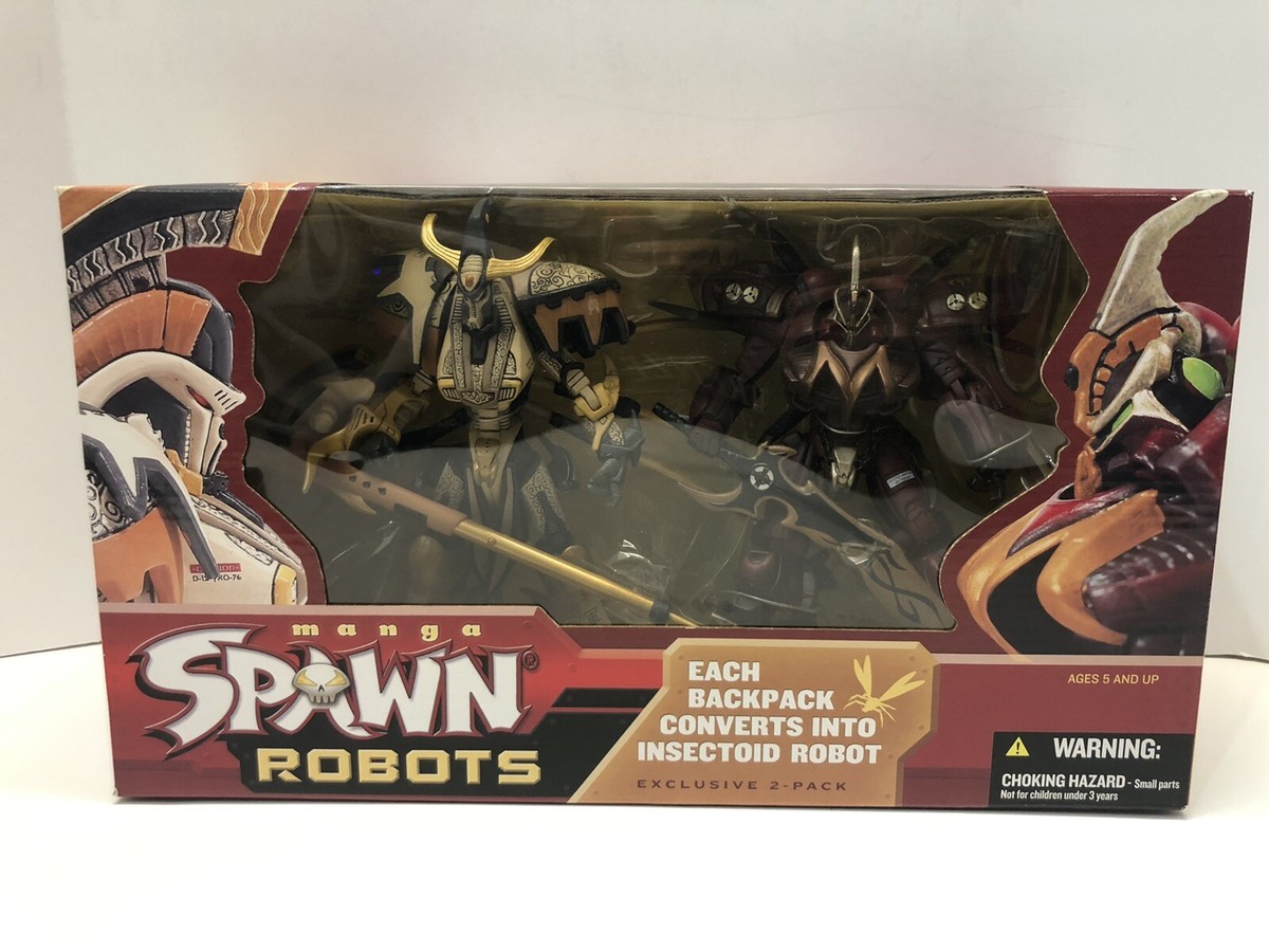2004 Manga Spawn Robots McFarlane Deluxe 2 - PACK Figure Box Set 