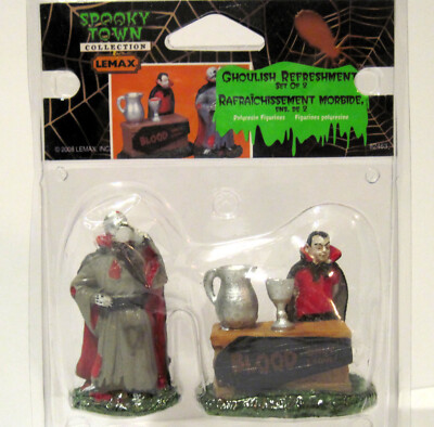 VERY HARD TO FIND ! Lemax HOLY GRAIL Accessory 4 Spooky Town GOULISH REFRESHMENT