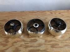 3X JENSEN INTERCEPTOR ORIGINAL CHROME EYEBALL HEATER AIR VENTS - EMPIRE CC PARTS