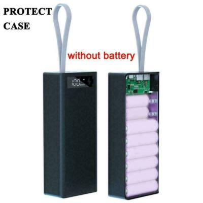 16 x 18650 abnehmbares LCD-Display DIY Batteriefach Power ox B  Bank C16 XY
