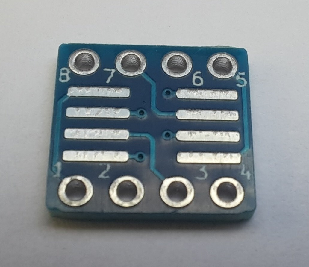 20 PCS SOP8 SO8 SOIC8 SMD para DIP8 Adaptador de Placa PCB Conversor