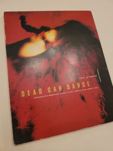 DEAD CAN DANCE 1996 Spiritchaser Tour Program &Audio CD Sambatiki Fair Condition