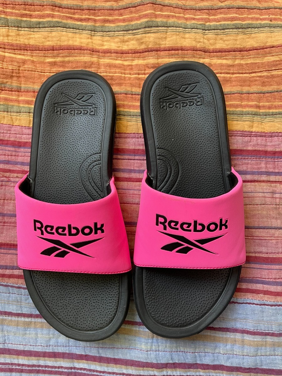Reebok Size 8 Women's Pink Slide Sandals | eBay
