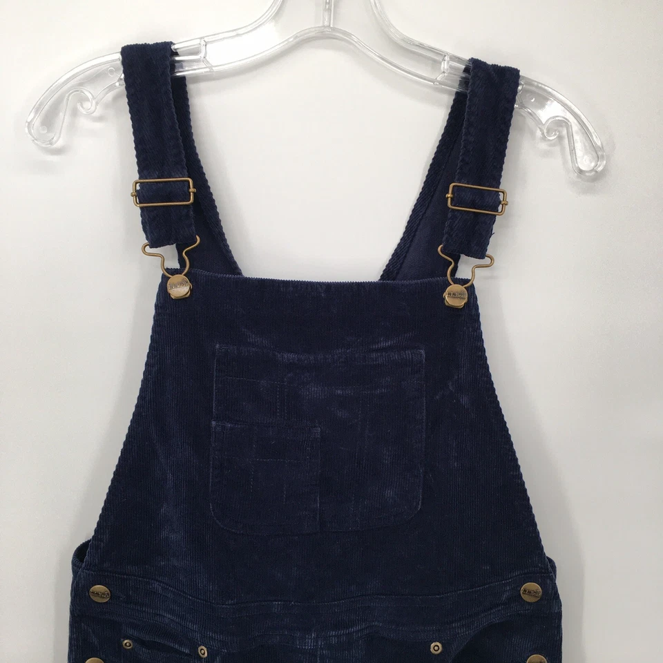 L.L. Mono largo de algodón pana azul talla 16 Bean para niña usado en excelente estado Foto 2 de 4