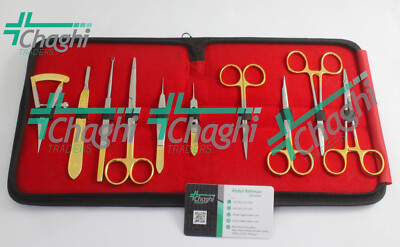 Blepharoplasty Plastic surgery instruments 10 PCs kit By Chaghi Traders
