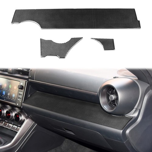 Real Carbon Fiber Center Console Cover Trim for Toyota GR86/Subaru BRZ 2022-2024 - Picture 1 of 6