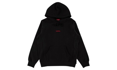 Supreme Trademark Hooded Sweatshirt Medium Black FW18 | eBay