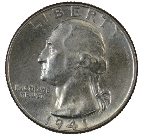 1941 Washington Quarter - High AU