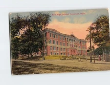 Postcard High School Haverhill Massachusetts USA