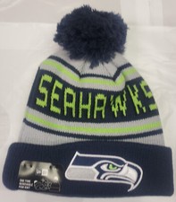 Seattle Seahawks New Era Cuffed Cheer Knit Stocking Cap - NFL