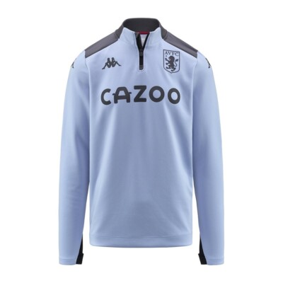 ASTON VILLA Tracksuit Top Mens 2XL Kappa Pro 1/4 Zip  Training Top XXL AVH9