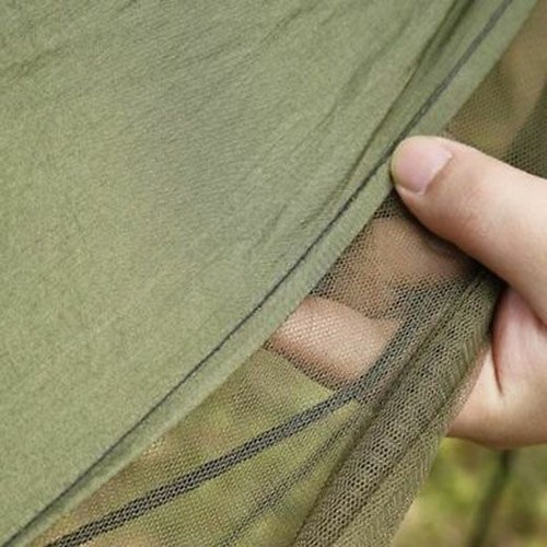 Double Person Camping Hammock With Mosquito Net Outdoor Hanging Swing Bed Travel - Picture 3 of 11