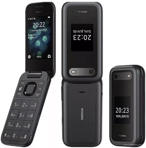 Genuine New Nokia 2660 Flip 4G Black Unlocked Dual Sim With 12 months warranty - 第 1/1 張圖片