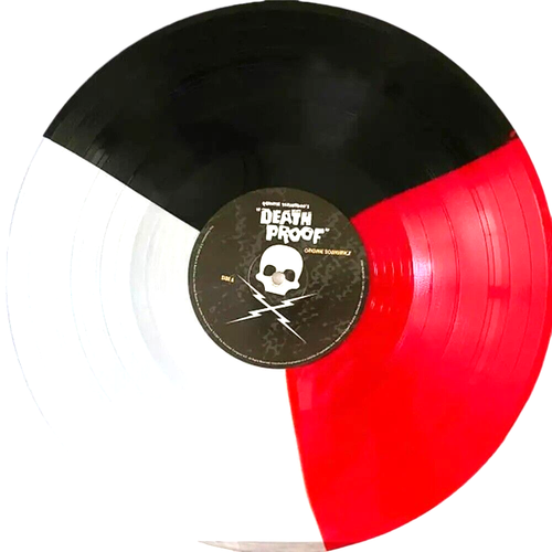 QUENTIN TARANTINO'S DEATH PROOF Soundtrack Ltd. Edition Tri-colored Vinyl LP OOP - Foto 5 di 9