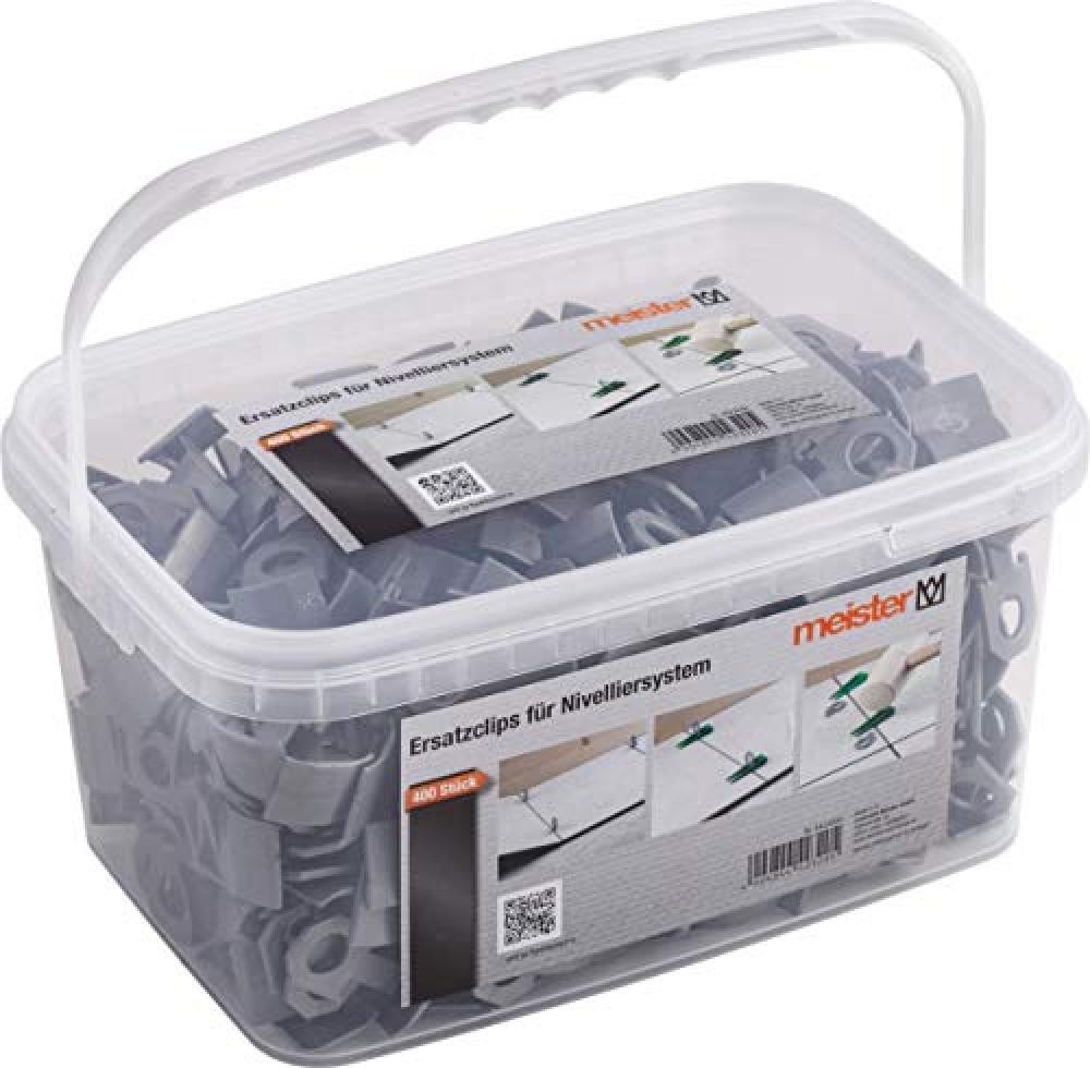 Meister 4423200 Clip per Sistema di Livellamento 400pz - Spec. Tecniche
