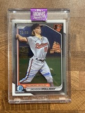 2025 Topps Archives Signature JACKSON HOLLIDAY 2024 Bowman BP-47 Auto 29/50