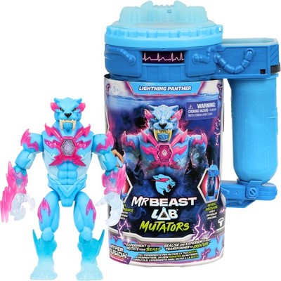 Moose Toys MrBeast Lab Mutators S2 Mutation Chamber - Lightning Panther