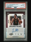 2021 PANINI CONTENDERS OPTIC #138 EVAN MOBLEY VARIATION AUTO RC PSA 10